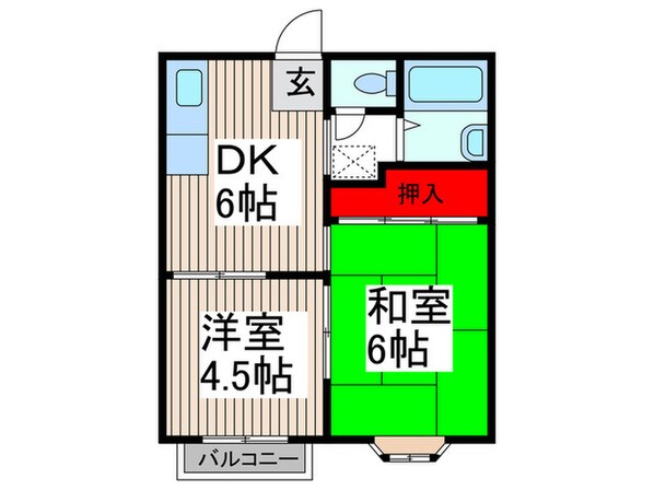 ベルエポック新樹Ａ棟の物件間取画像